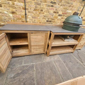 Big green egg outdoor kitchen Miami
