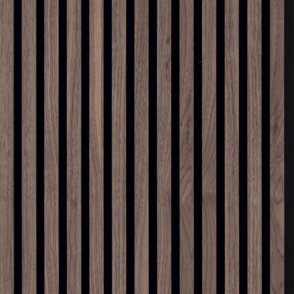 "Dark Oak" - Akoestisch wandpaneel 280x60cm