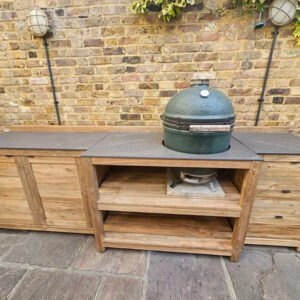 Big green egg outdoor kitchen Miami
