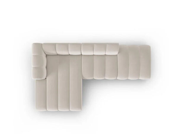 "Skyler" fluweel - Hoekbank - Afbeelding 4