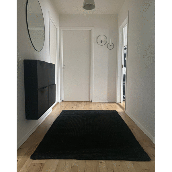 Alex Tapijt – Zwarte jute 240×180 - Afbeelding 5