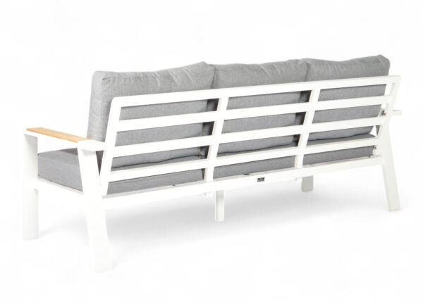 Aluminium Stoel-Bank Loungeset – Wit – van Huizen - Afbeelding 4