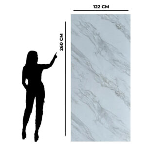 “Elegance” – Marmeren wandpaneel 122x260cm