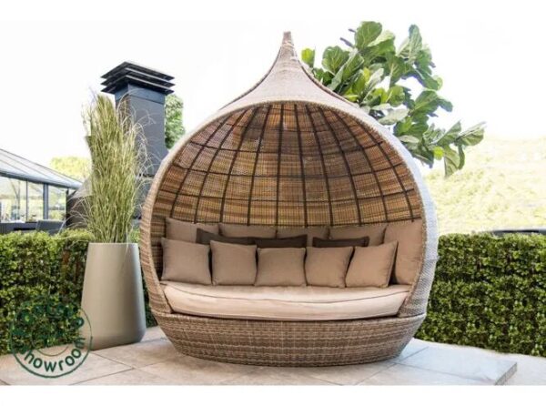 van Huizen Lounge Nest Corone | Melange – Luxe Dagbed voor Buiten